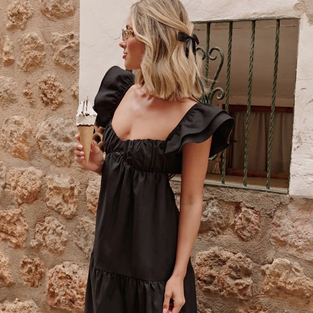 Abercrombie & Fitch Black Mini Dress